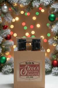 Select 4 sauces to complete this 4 pack and receive a discount of $7.00 Use code 4PK at checkout